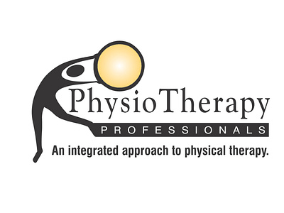 PhysioTherapy Professionals logo design illustration typography