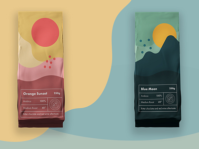Coffee packaging design branding design