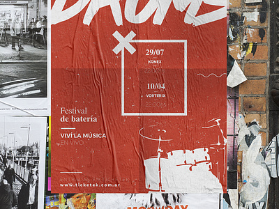 Poster Via Publica Drums