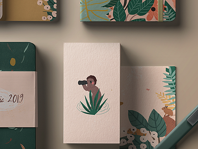 Illustration / Notebooks branding design illustration