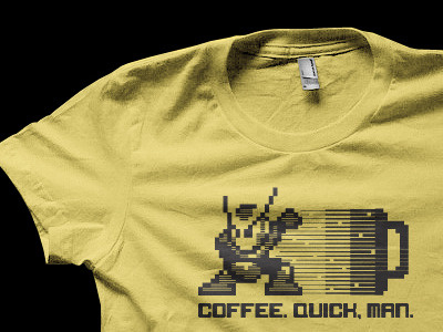 Wormhole Quickman coffee megaman quickman shirt wormhole