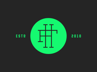 Fh Monogram circle logo monogram