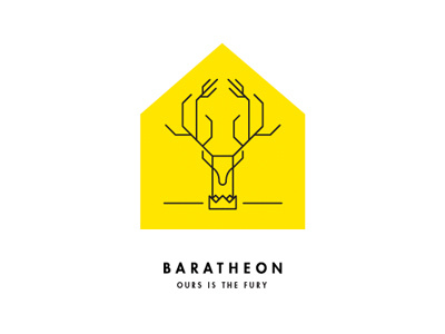 A Song of Ice and Fire / Game of Thrones / Baratheon house sigil