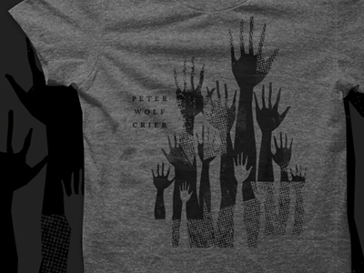 Peter Wolf Crier Shirt Concept halftone music shirt