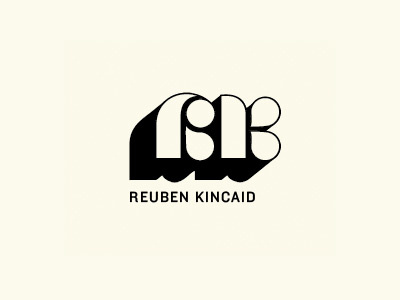 Rk2 identity letter logo rk