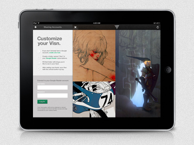 Visn for iPad. Coming soon. app ios ipad visn