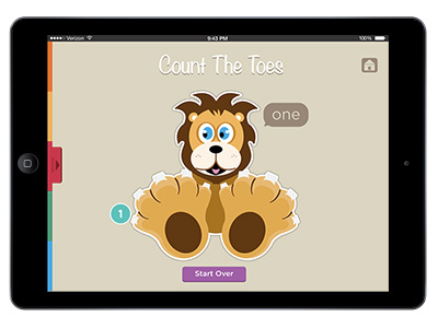 iPad Kids App animals app chicago design edtech education ios7 ipad kids learning ui ux