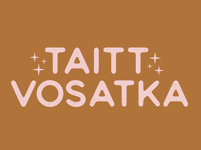 Logo Variation for Taitt Vosatka Photography branding design illustration logo typography vector