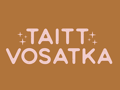 Logo Variation for Taitt Vosatka Photography branding design illustration logo typography vector
