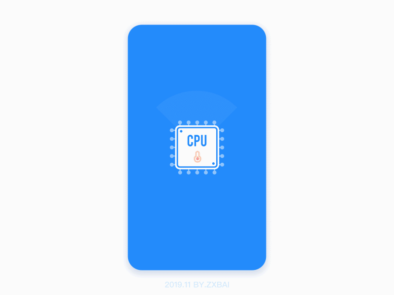 201911 CPU Cooler animation ui