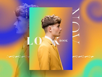 Lookbook nov. / Design concept art collage creativity design digital art fashion gradient inspiration lookbook mens fashion menswear poster poster art yellow