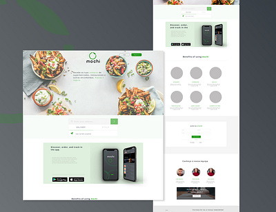 Mochi website background concept design digital ui website website design