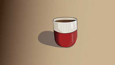 Cup'o'coffee background coffee cup design gradient illustration royalcopenhagen