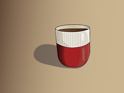 Cup'o'coffee background coffee cup design gradient illustration royalcopenhagen