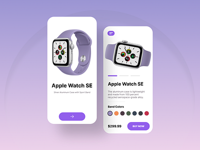 Apple Watch Shop - App Mock-Up 3d android animation app apple branding colors design figma illustration ios logo mockup new photoshop sketch ui ux watch xd
