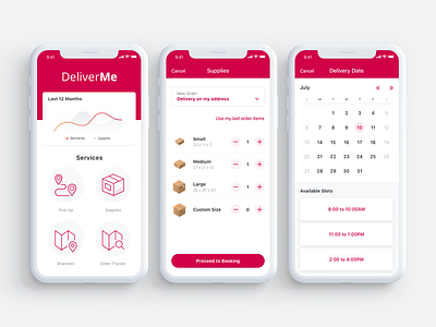 DeliverMe App app deliver deliveries low code mobile outsystems package send transformation