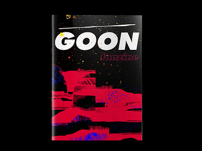 Goon Fanzine branding cover design editorial fanzine illustration lettering photoshop typography vector