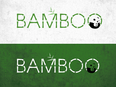 Panda Logo Concept dailylogochallange design dribbble logo 2d logolovers logomockup typography