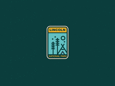 Lincoln National Park adventure branding dailylogochallange dailylogochallenge design dribbble icon illustration lincoln logo 2d logolovers park typography vector wordmarks