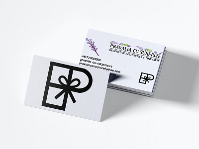 gift store concept branding bucharest design flowers gifts lavender logo purple