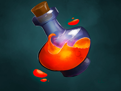 Orange potion