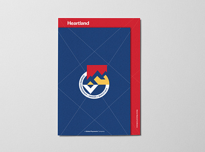 Denver Diamond Conference Print Design badge blue branding collateral design identity minimal trendy typography