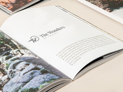 The Wonders of Travel // Magazine Mockup book branding clean client presentation collateral design graphic design identity illustration logo logo design logo presentation magazine minimal mockup modern trendy typography ui white space