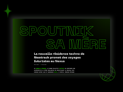 Spoutnik event paris article blog composer composition concept concept design design minimal typogaphy typography ui uidesign underground webdesign website