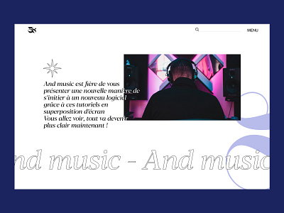 And music branding composition concept concept design minimal typography uidesign uxdesign webdesign website