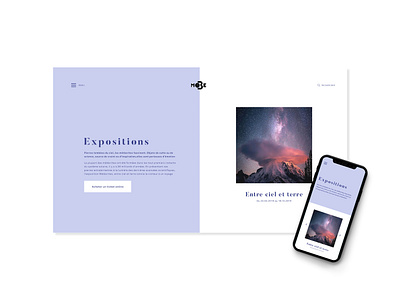 Le MOBE / expositions typography ui uidesign ux uxdesign web webdesign website