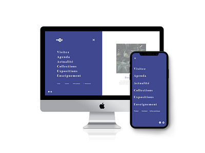 Le MOBE / Menu design minimal typography ui uidesign ux uxdesign web webdesign website