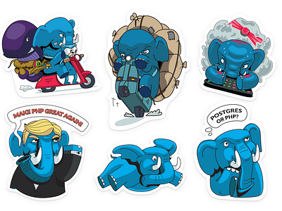 Stickers Elephant