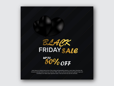 Black Friday sale Banner design template, Black Friday promotion abstract advertising balloon black friday black friday offer black friday sale black friday sale post black friday sale post business discount flash sale mega sale offer office sale sale banner social media post