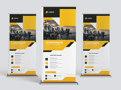 Roll Up Banner design template