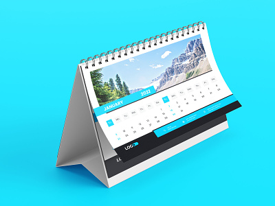 2022 Desk calendar design