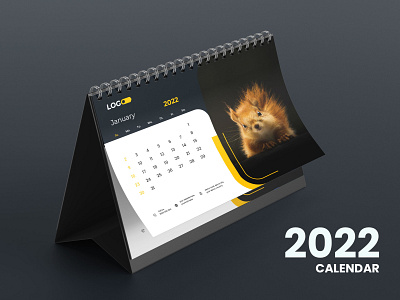 2022 Desk calendar design