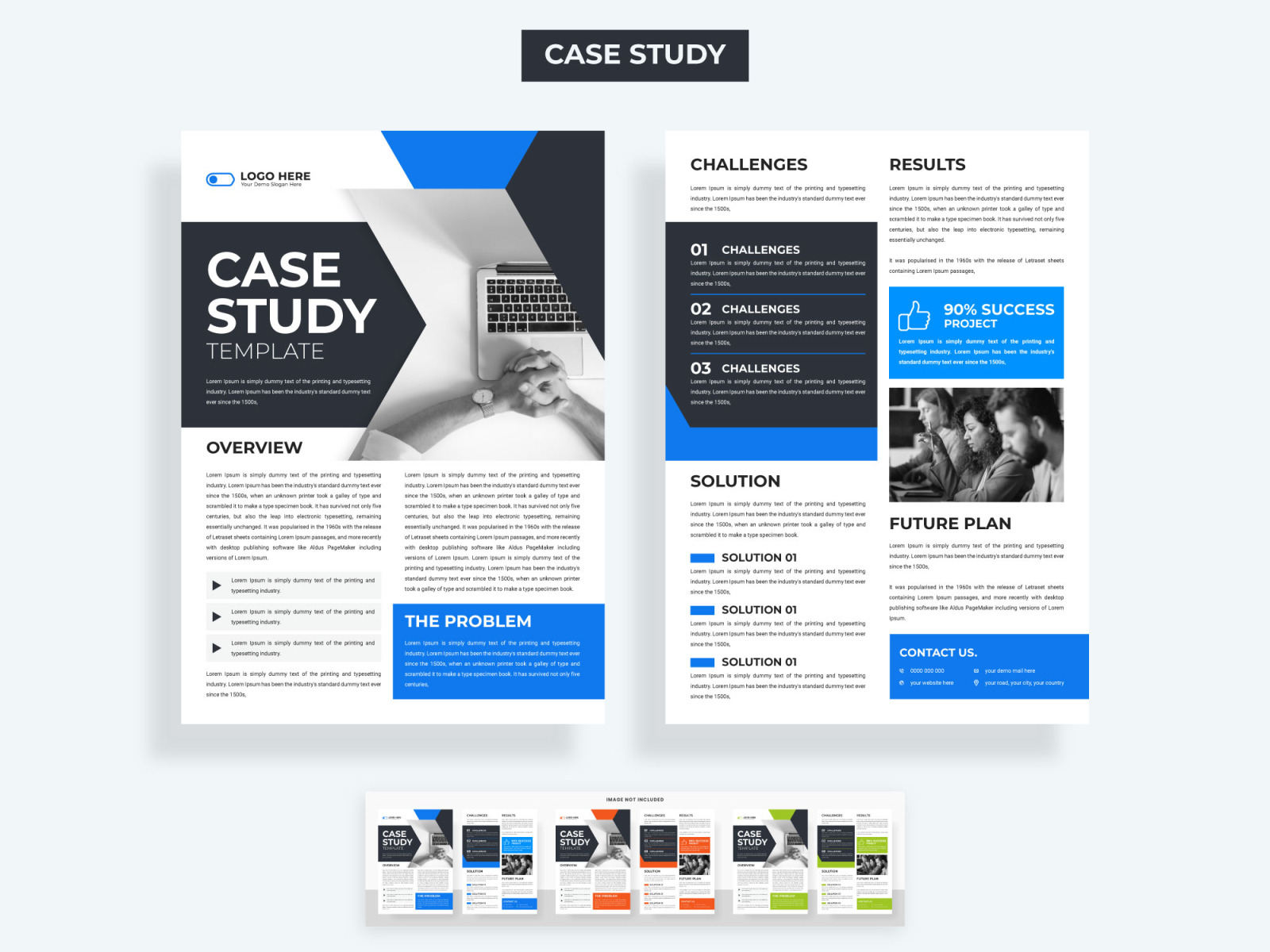 Case Study template design by Tanmoy Topu on Dribbble
