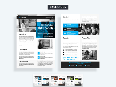 Case study flyer template