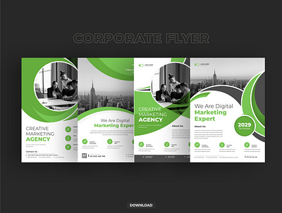 Corporate business flyer agency annual brochure business company corporate cover creative design flyer leaflet marketing modern poster print print design professional promo report template