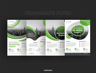 Corporate business flyer agency annual brochure business company corporate cover creative design digital marketing agency flyer leaflet marketing modern poster print design professional promo report template