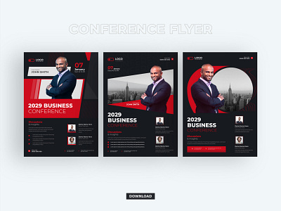 Business Conference Flyer template