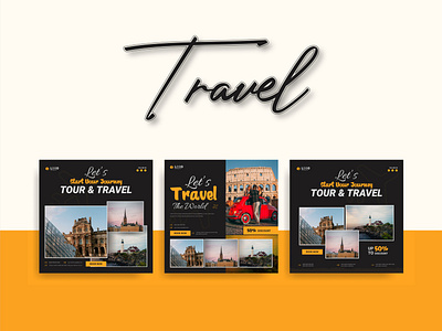 Travel Banner | Social Media | Instagram Post | Banner Ads