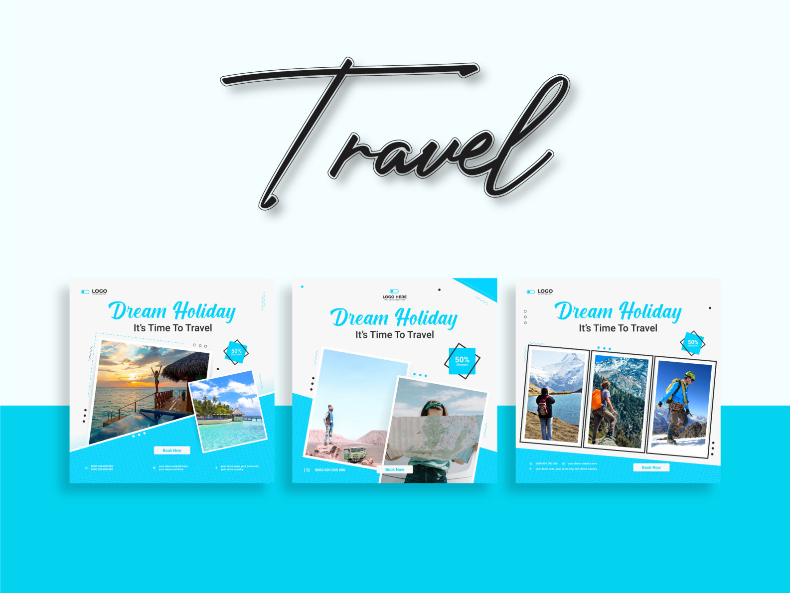Travel Banner Social Media Instagram Post Banner Ads by Tanmoy Topu on ...