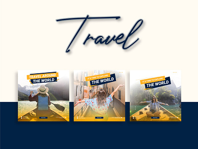 Travel Banner Social Media Instagram Post Banner Ads ad advertising banner banner ads banner design company facebook ad facebook banner instagram banner instagram post instagram template social media social media ads social media design social media pack social media post social media templates tour travel ad banner travel agency