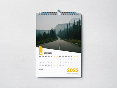 2023 12 page calendar design template 2023 calendar agency business calendar calendar design colorful company corporate date design desk calenda minimal modern new year office print professional school wall calendar week