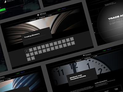 Glossary page black bussiness daily ui dark dark mode finance glossary minimalism pages trade trading webdesign website