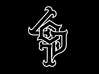 LONDON ON DA TRACK custom hip hop insignia lettering logo logotype monogram producer typography