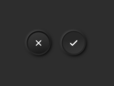 Dark Skeuomorphic Buttons 2020 trend adobe adobexd buttons dark design designer graphicdesign mobile app skeumorphic skeumorphism ui webdesign xd