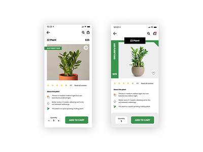 Daily UI Challenge - eCommerce branding ecommerce app online store planter product design shop ui uidesign uiux design ux