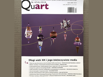 Quart cover image 3d 3d art abstract abstract art art candy color cover cover art cover design design illustration publishing render rendered rendering violet